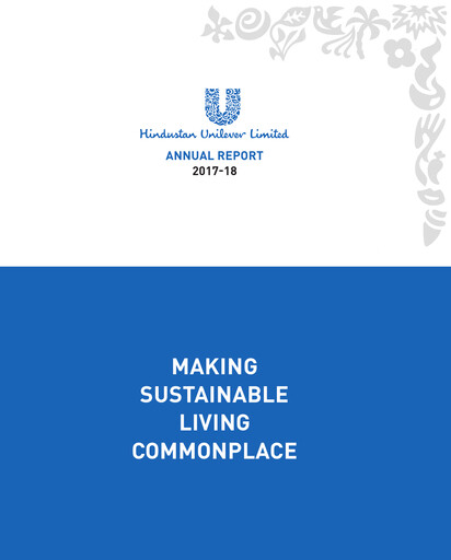 Thumbnail Hindustan Unilever
 Annual Report 2017-2018