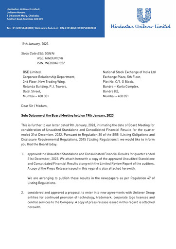 Thumbnail Hindustan Unilever
 Financial Statement 2022