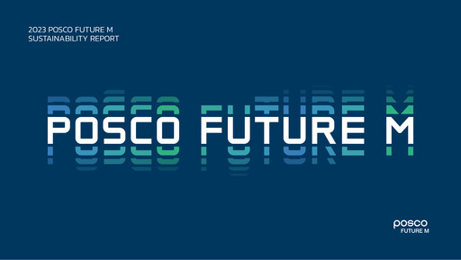 Miniature POSCO Chemical Rapport de durabilité 2023
