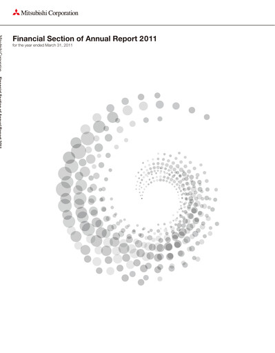 Thumbnail Mitsubishi Corporation Annual Report 2011
