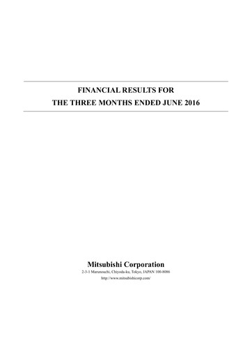 Thumbnail Mitsubishi Corporation Financial Statement 2016-q1