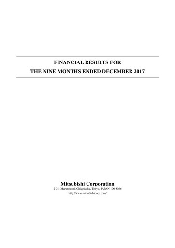 Thumbnail Mitsubishi Corporation Financial Statement 2017-9m