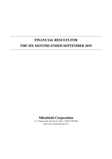 Thumbnail Mitsubishi Corporation Financial Statement 2019-h1