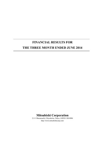 Thumbnail Mitsubishi Corporation Quarterly Report 2014-q1