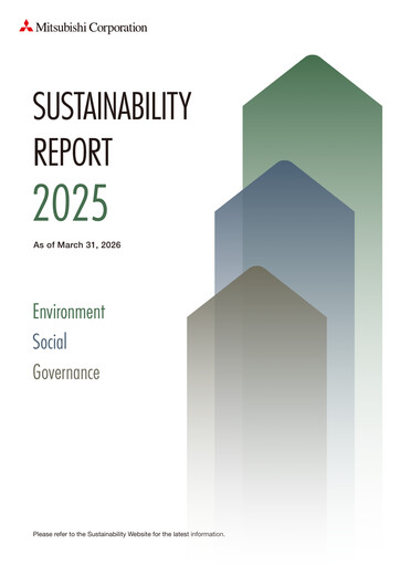 Thumbnail Mitsubishi Corporation Sustainability Report 2025