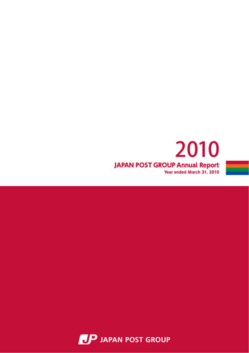 Thumbnail Japan Post Holdings
 Annual Report 2010