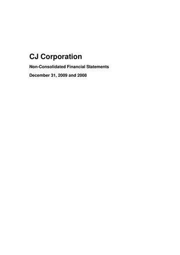 Thumbnail CJ Group Financial Statement 2008-2009