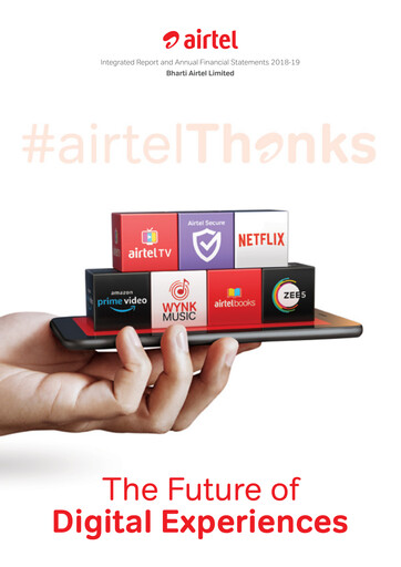 Thumbnail Bharti Airtel
 Annual Report 2018-2019