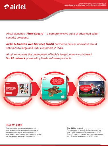 Vorschaubild Bharti Airtel
 Halbjahresbericht 2020-h1