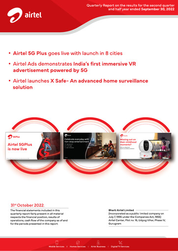 Vorschaubild Bharti Airtel
 Halbjahresbericht 2022-h1