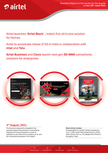 Thumbnail Bharti Airtel
 Quarterly Report 2021-q1