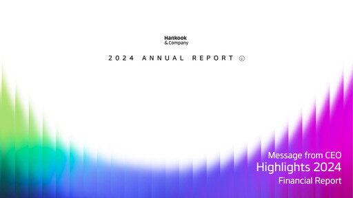Miniature Hankook Tire Rapport annuel 2024