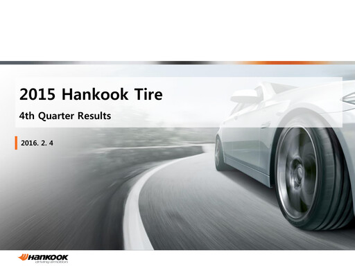 Thumbnail Hankook Tire Quarterly Report 2015-q4