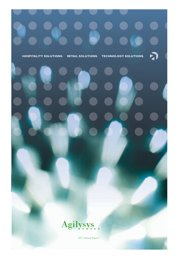 Thumbnail Agilysys Annual Report 2010-2011