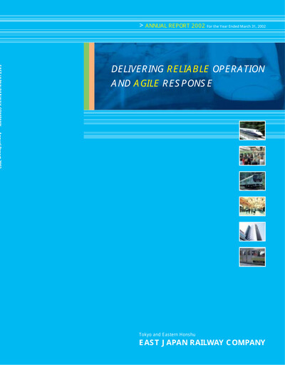 Thumbnail East Japan Railway Annual Report 2002