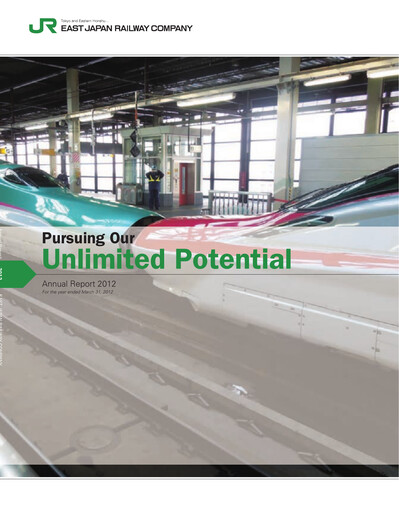 Thumbnail East Japan Railway Annual Report 2012