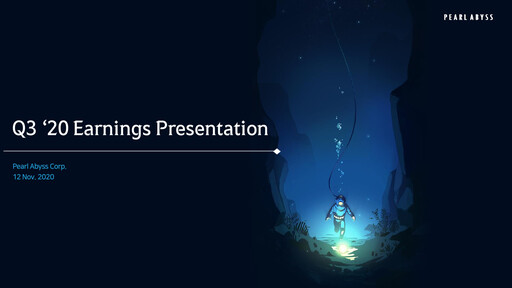 Thumbnail Pearl Abyss Quarterly Report 2020-q3