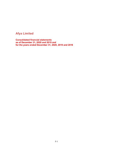 Thumbnail Afya
 Financial Statement 2020