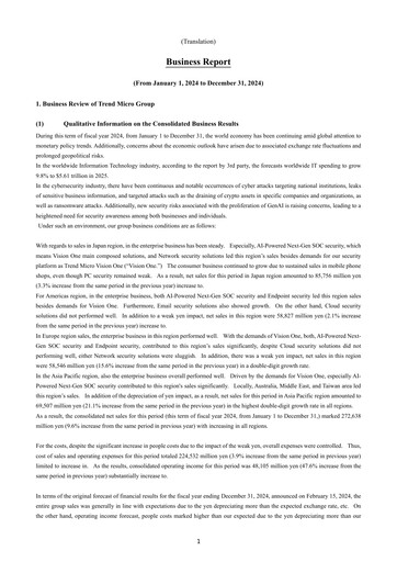 Thumbnail Trend Micro
 Annual Report 2024