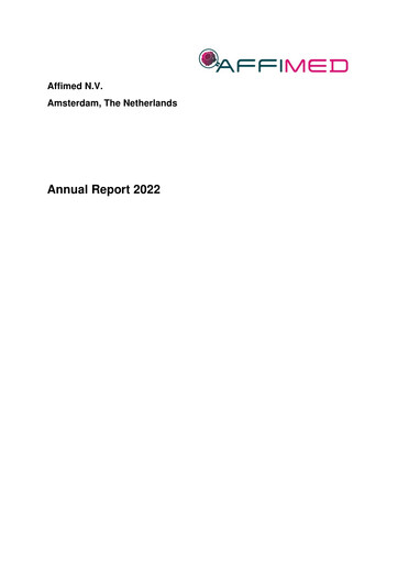 Thumbnail Affimed
 Annual Report 2022