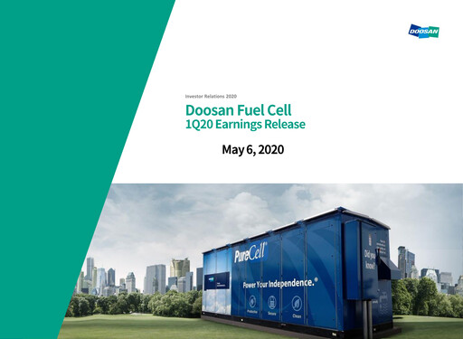 Thumbnail Doosan Fuel Cell Quarterly Report 2020-q1