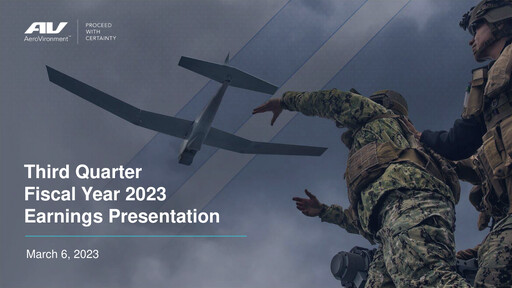 Vorschaubild AeroVironment Quartalsbericht 2023-q3