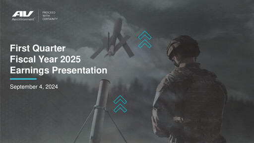 Vorschaubild AeroVironment Quartalsbericht 2025-q1