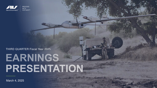 Vorschaubild AeroVironment Quartalsbericht 2025-q3