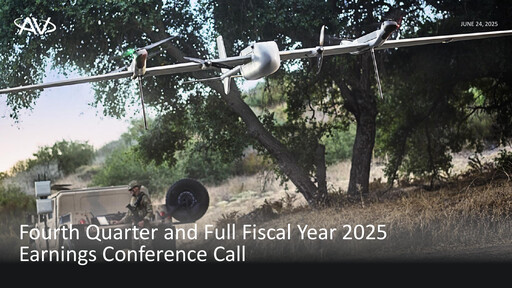 Vorschaubild AeroVironment Quartalsbericht 2025-q4