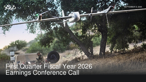 Vorschaubild AeroVironment Quartalsbericht 2026-q1