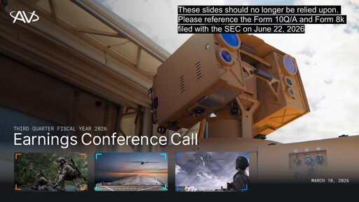 Vorschaubild AeroVironment Quartalsbericht 2026-q3