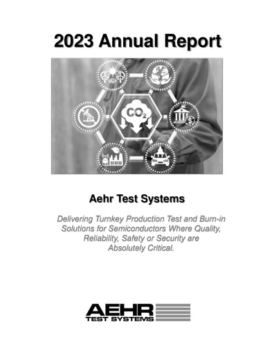 Vorschaubild Aehr Test Systems Jahresbericht 2023