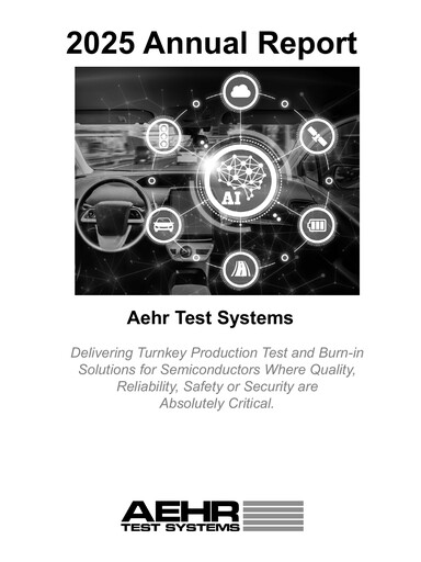 Vorschaubild Aehr Test Systems Jahresbericht 2025