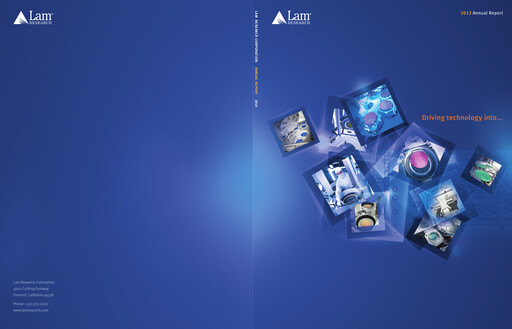 Thumbnail Lam Research Annual Report 2013