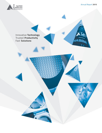 Thumbnail Lam Research Annual Report 2015