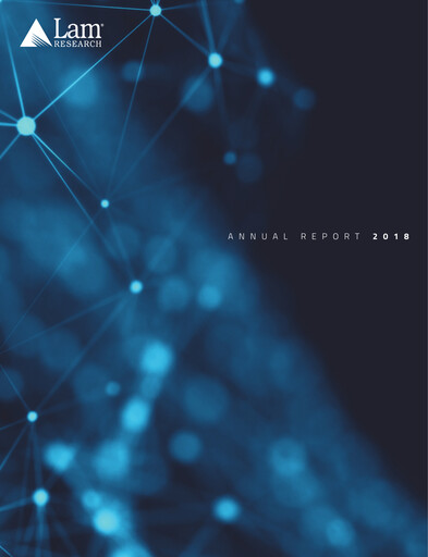 Thumbnail Lam Research Annual Report 2018