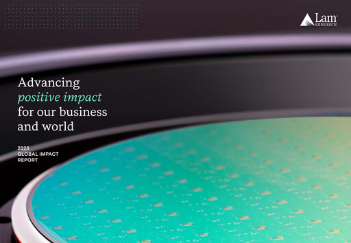 Miniature Lam Research Rapport ESG 2025