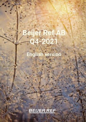 Miniature Beijer Ref Rapport trimestriel 2021-q4