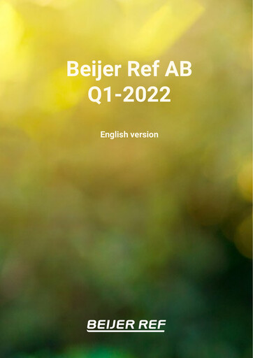 Miniature Beijer Ref Rapport trimestriel 2022-q1