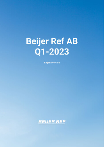 Miniature Beijer Ref Rapport trimestriel 2023-q1