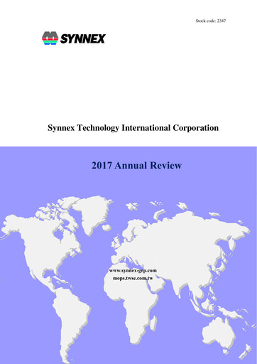 Thumbnail Synnex Technology International Annual Report 2017