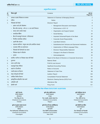 Thumbnail Bank of Maharashtra
 Annual Report 2011-2012