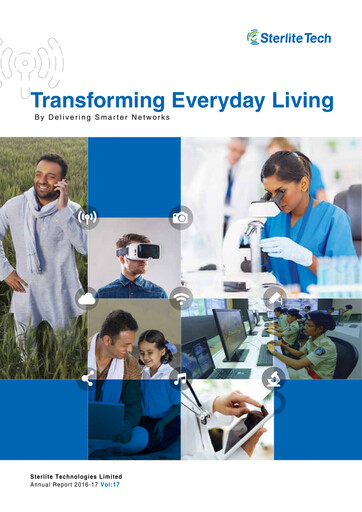 Miniature Sterlite Technologies
 Rapport annuel 2016-2017