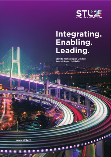Miniature Sterlite Technologies
 Rapport annuel 2019-2020