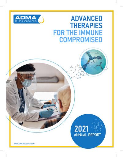 Vorschaubild ADMA Biologics
 Jahresbericht 2021