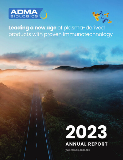Vorschaubild ADMA Biologics
 Jahresbericht 2023