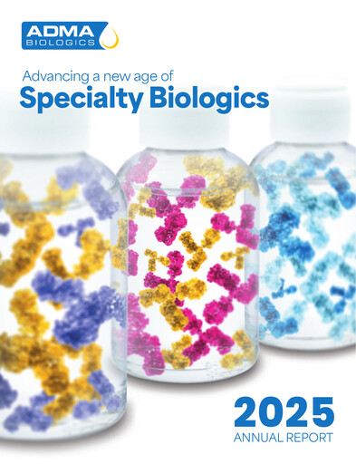 Vorschaubild ADMA Biologics
 Jahresbericht 2025