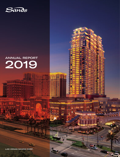 Miniature Las Vegas Sands Rapport annuel 2019