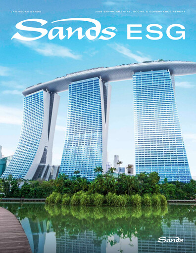 Miniature Las Vegas Sands Rapport ESG 2019