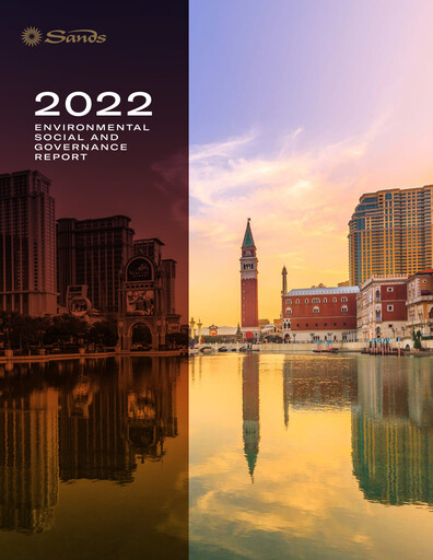 Miniature Las Vegas Sands Rapport ESG 2022